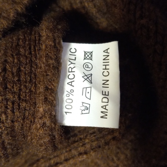 ANRABESS Women's Crew Neck Lantern Sleeve Knit Sweater - Picture 6 of 6